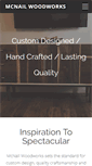 Mobile Screenshot of mcnails-woodworks.com