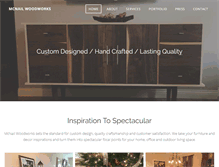 Tablet Screenshot of mcnails-woodworks.com